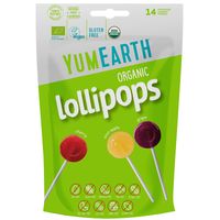 Yum Earth Organic Fruit Pops - Sour Apple, Cherry, and Grape
